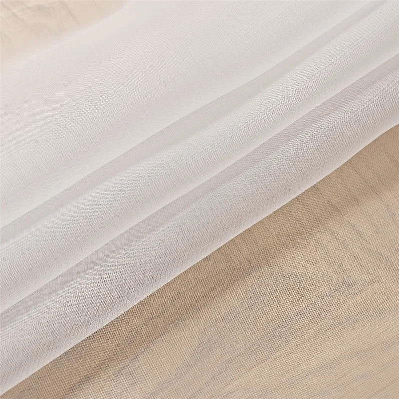 3Pcs 132 x 210cm Curtains Set Blackout Curtains Drapes for Living Room Bedroom - 2Pcs Pink + 1Pc White