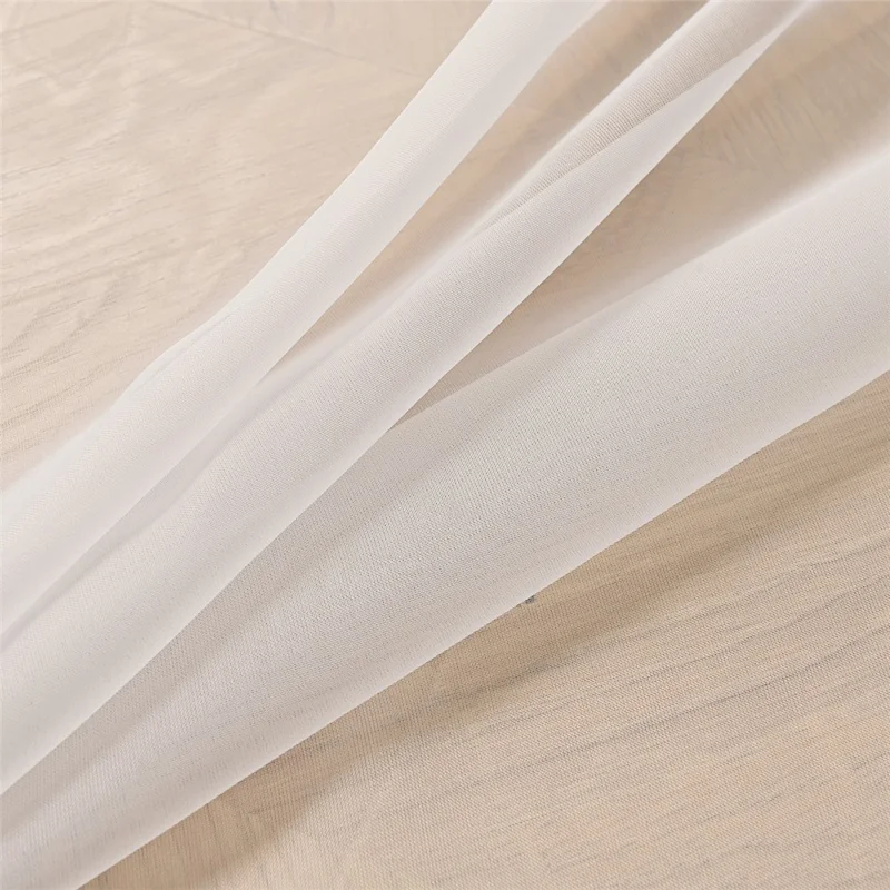 3Pcs 132 x 240cm Curtains Set Blackout Curtains Drapes for Living Room Bedroom - 2Pcs Pink + 1Pc White