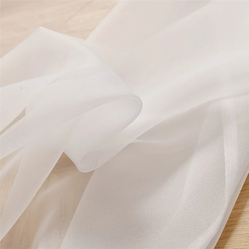 3Pcs 132 x 240cm Curtains Set Blackout Curtains Drapes for Living Room Bedroom - 2Pcs Pink + 1Pc White