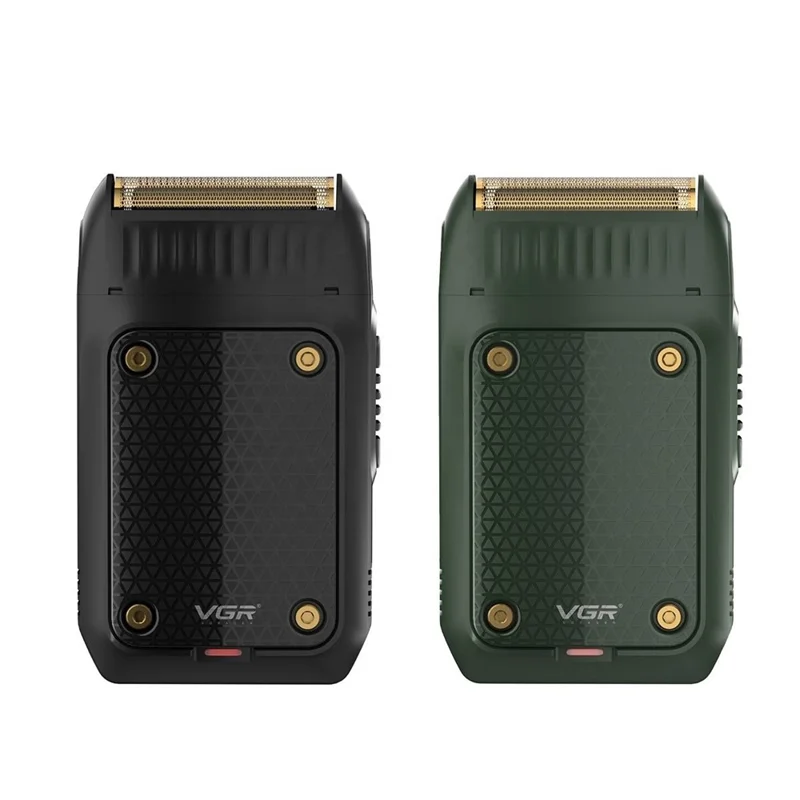 VGR V-353 Mini Electric Shaver for Men USB Rechargeable Portable Reciprocating Razor for Home Travel - Black