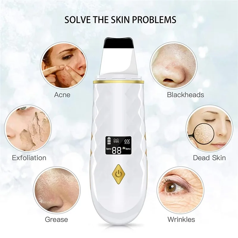 2nd Generation Skin Cleaner Pore Cleaner Blackhead Remover Beauty Instrument For Skincare - White