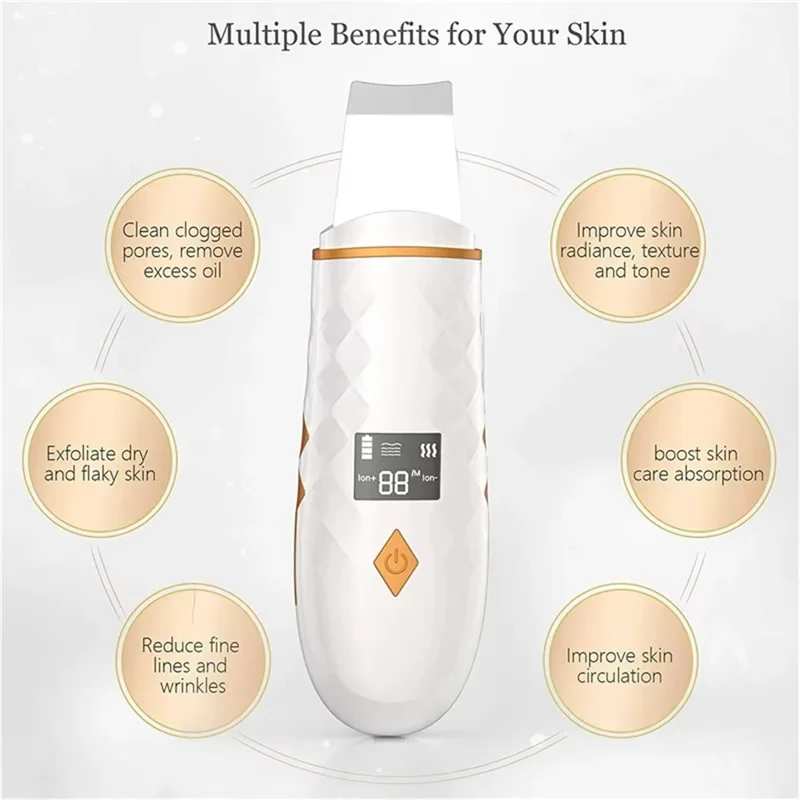 2nd Generation Skin Cleaner Pore Cleaner Blackhead Remover Beauty Instrument For Skincare - White