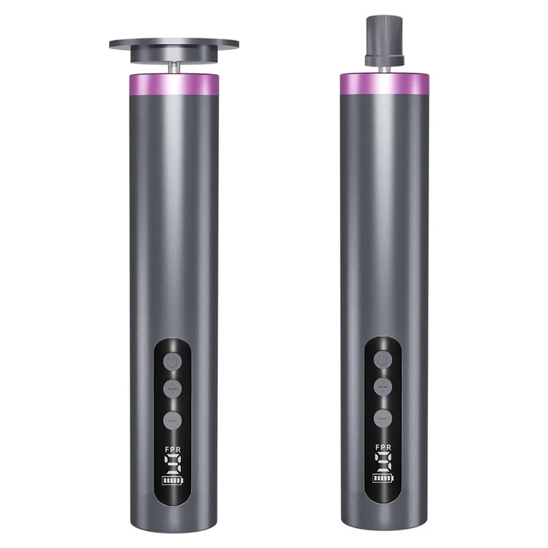 GMC-253 Electric Foot Callus Remover Rechargeable Dead Skin Corn Removal 2 in 1 Foot Care Device - Grey