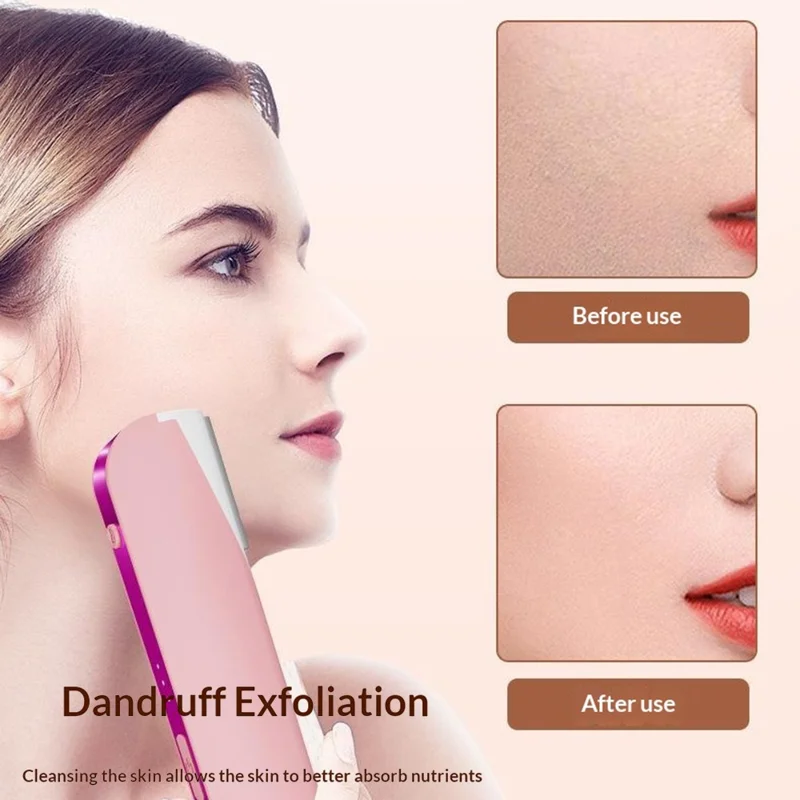 HX-105 Multi Function Hair Remover For Women Electric Epilator 2 in 1 Skin Exfoliation Shaving Razor - Pink