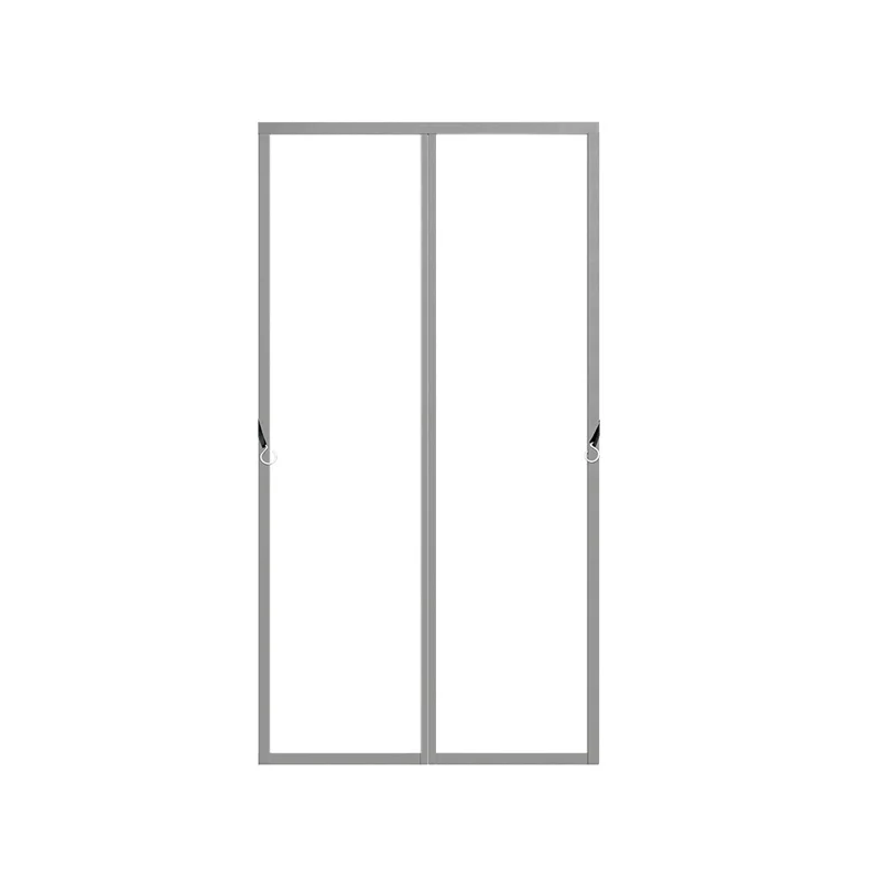 95 x 210cm Magnetic Screen Door Curtain Transparent TPU Door Mesh Mosquito Net - Grey