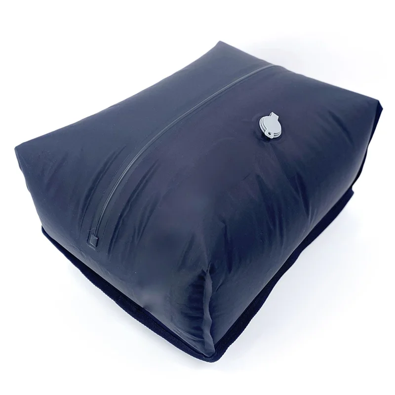 Travel Vacuum Storage Bag Space Saver Compression Pack Waterproof Airtight Clothes Organizer for Luggage - No Window / Black / 16L