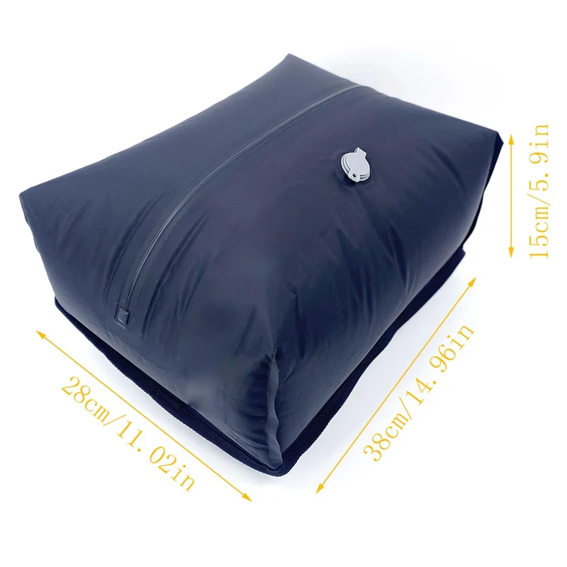 Travel Vacuum Storage Bag Space Saver Compression Pack Waterproof Airtight Clothes Organizer for Luggage - No Window / Black / 16L