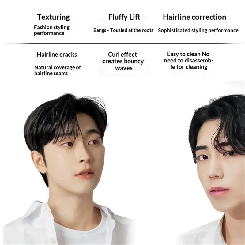 Högelastisk texturerad stylingkam i ABS för volym, fluffiga hårrotar och tinningstäckning för män och kvinnor - Grå