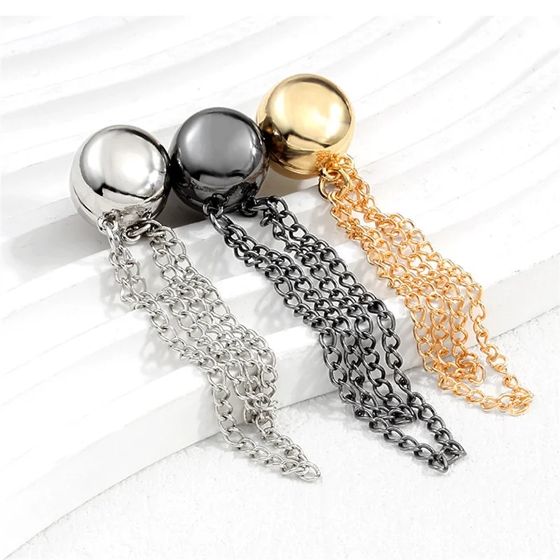 2 PCS Magnetic Trouser Hem Clips Anti Drag Strong Magnet Pants Shortener No Sew Adjustable Cuffs - Silver