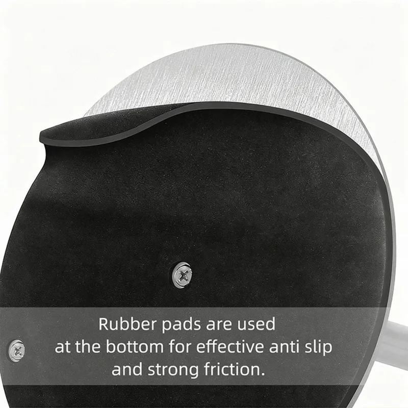 Support pour rouleau de papier de cuisine en acier inoxydable, support de rangement de mouchoirs sur bureau pour essuie-tout - Noir