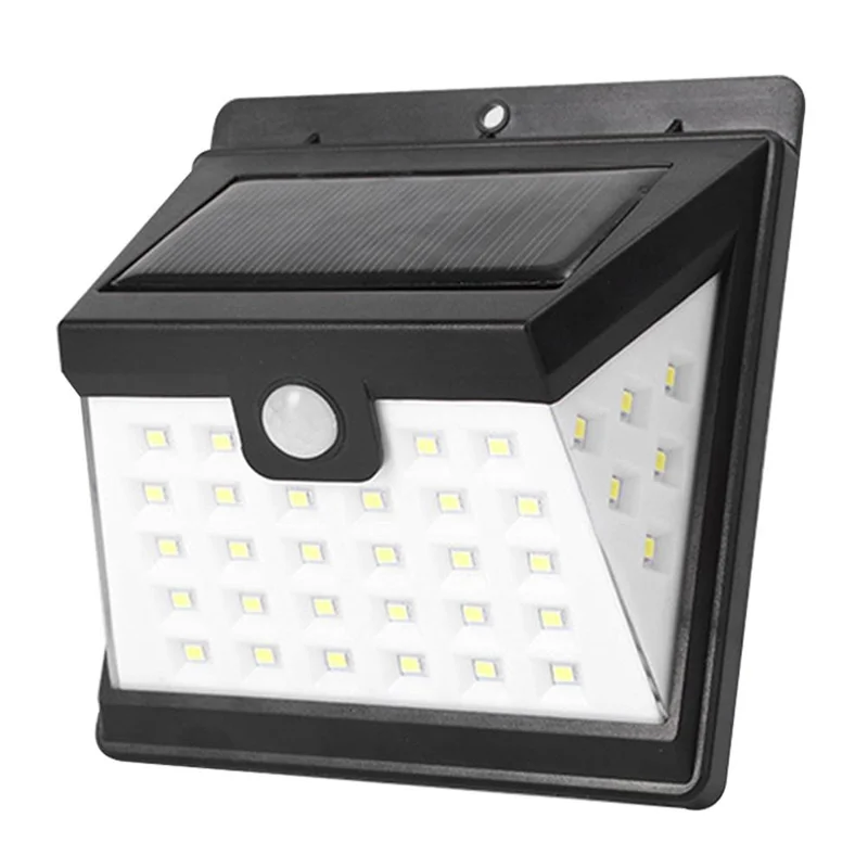 40-LED Solar Powered Motion Sensor Wall Light IP65 Waterproof Outdoor Garden Yard Lamp