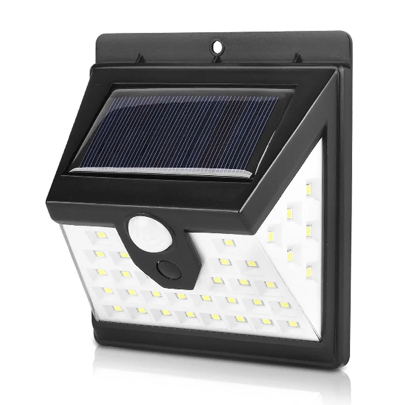 40-LED Solar Powered Motion Sensor Wall Light IP65 Waterproof Outdoor Garden Yard Lamp