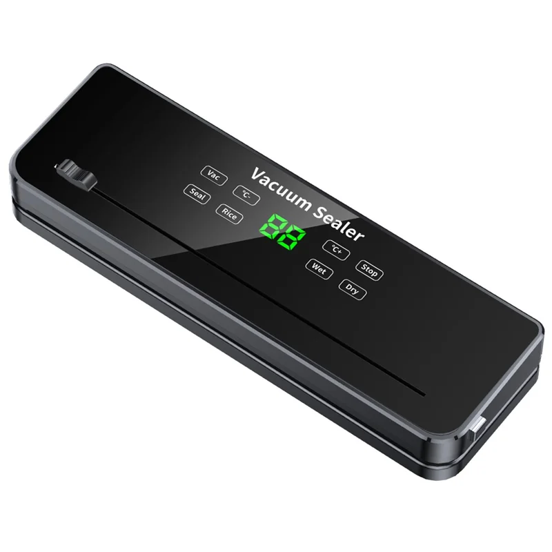 812 Многофункциональный вакуумный упаковщик для продуктов с 10 вакуумными пакетами, сухой и влажный режим, вакуумный упаковочный аппарат — вилка стандарта ЕС
