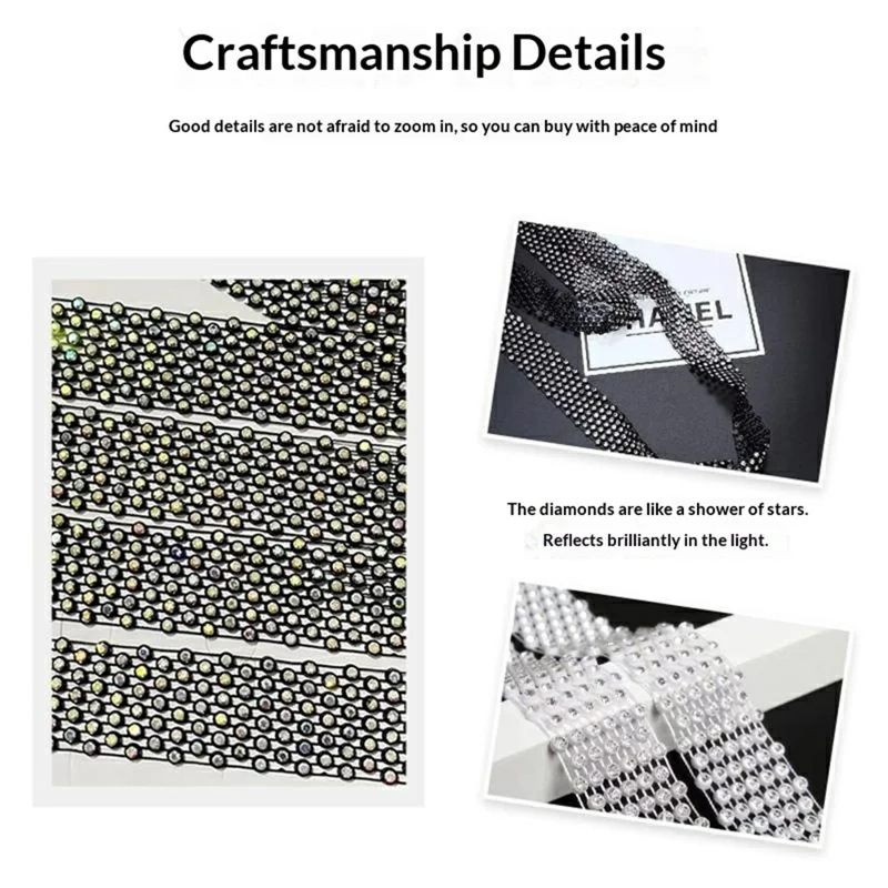 Women Glitter Sequins Embellished Neck Tie Long Scarf for Evening Party Neckerchief - Silver