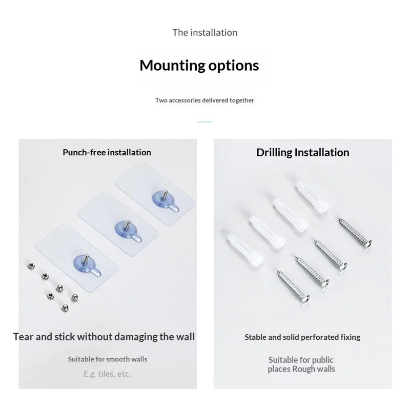 INTERHASA! E1008 Portarrollos de Pared Impermeable sin Perforación, Soporte para Rollo Jumbo - Dorado