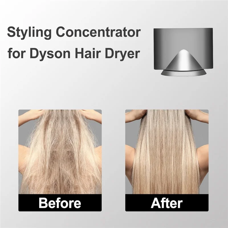 Styling Concentrator Magnetic Attachment Nozzles For Dyson Supersonic HD01  /  HD02  /  HD03  /  HD04  /  HD08  /  HD15