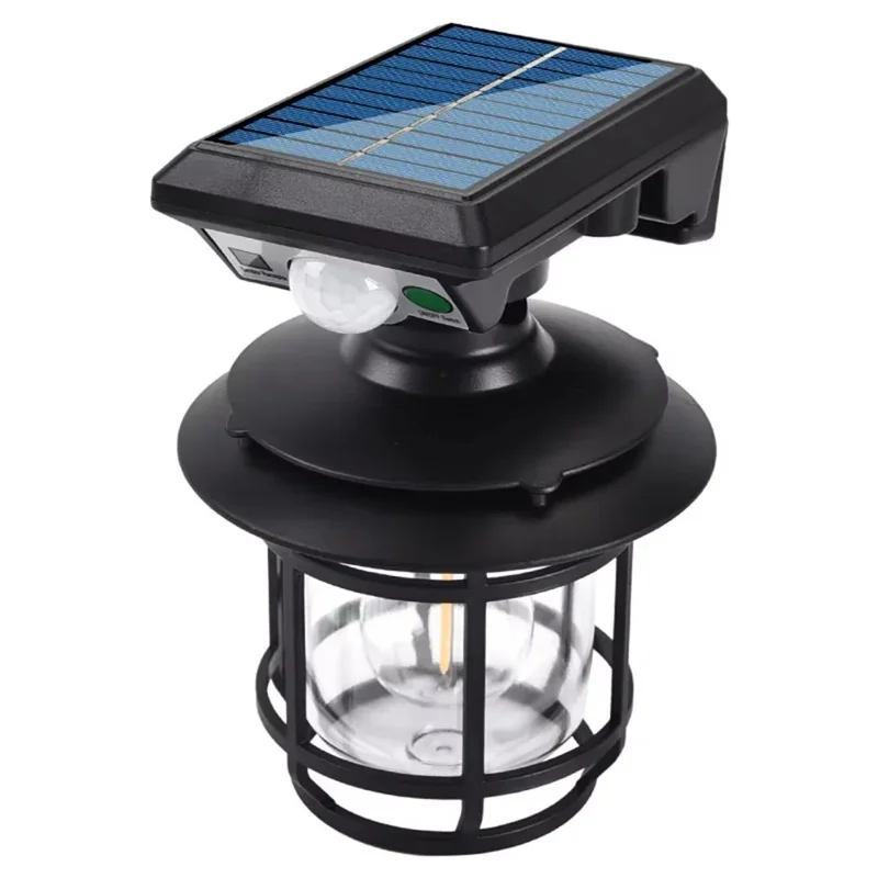 Solar Wall Light Outdoor Waterproof Motion Sensor LED Light with Intelligent Control Three Lighting Modes - JD-1578