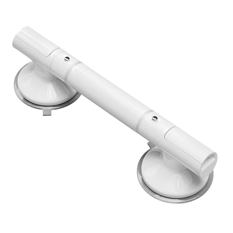 45CM Extended Sucker Armrest Bathroom Safety Grab Bar For Elderly Toilet Anti Slip Handle - White