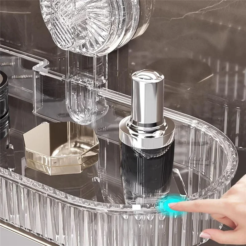 Portachampú Estante de Baño con Ventosa Montado en Pared Estante para Ducha sobre Grifo Soporte para Lavabo - Transparente