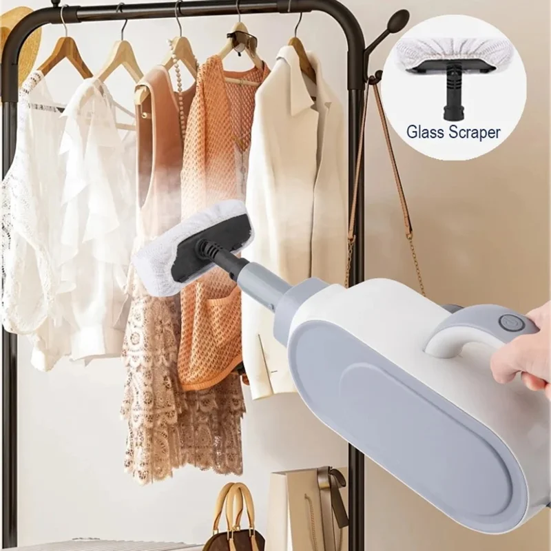 3 Speed Settings Household Steam Mop High Temperature Electric Handheld Floor Cleaner, EU Plug