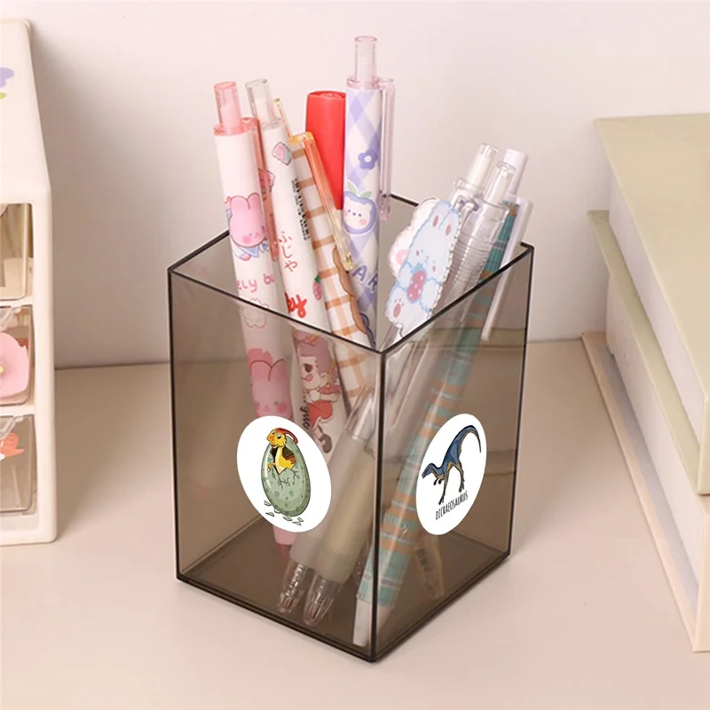 500 шт./рулон, наклейки с мультяшными динозаврами, поощрительные наклейки для детей детского сада — X-061