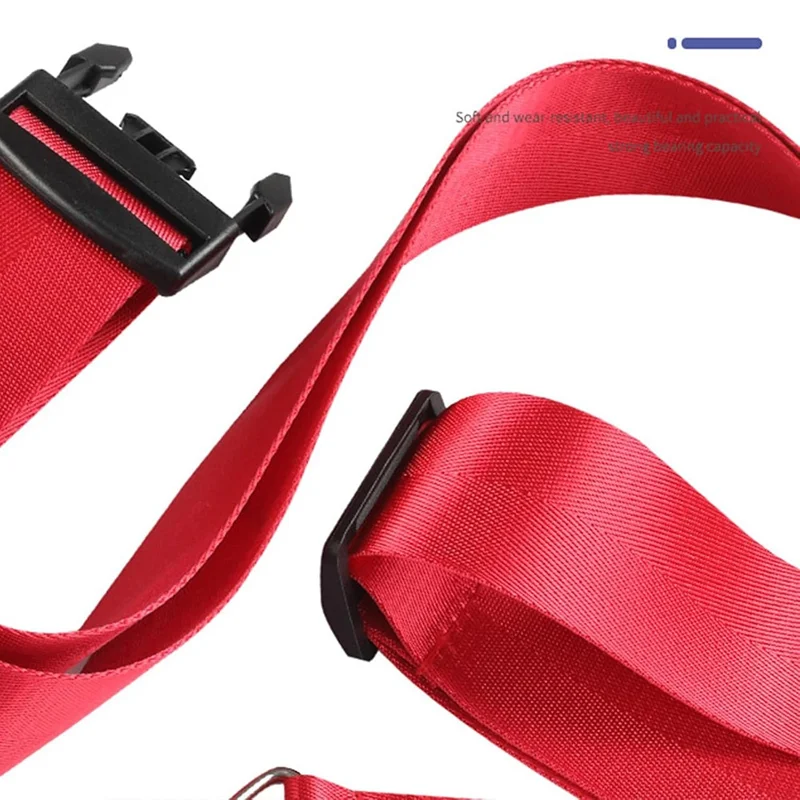 Antykradzieżowy Pasek do Walizki z Krzyżowym Paskiem, Cyfrowy Zamek, Opaska do Pakowania, Pasek do Bagażu, Walizki, Skrzyni - Pomarańczowy