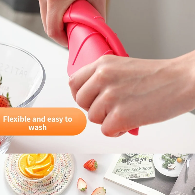 5Pcs Silicone Lids Set Round Stretch Bowl Covers Microwave Safe Food Storage Caps