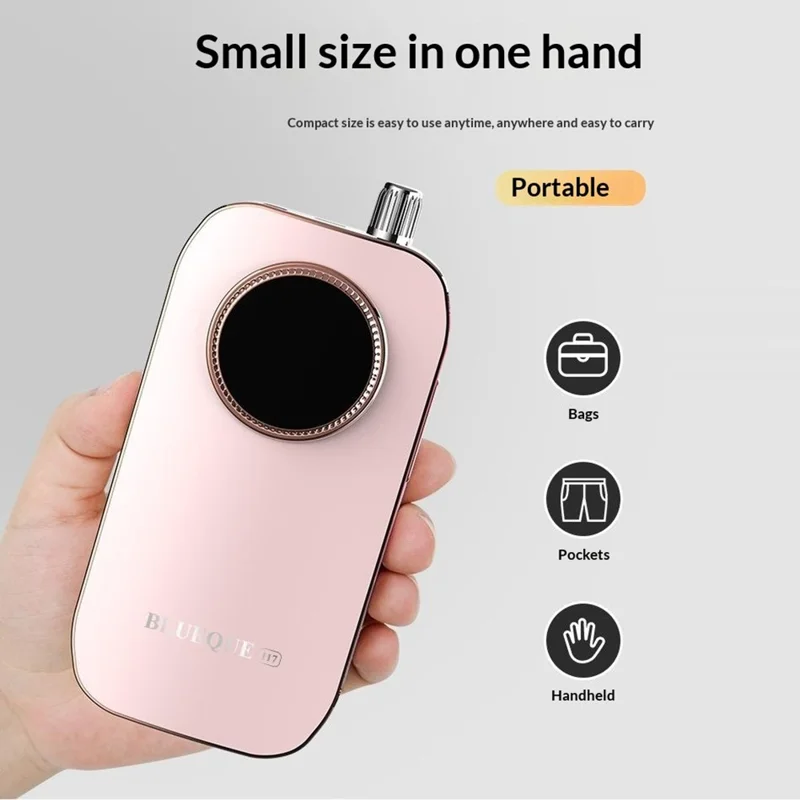 BLUEQUE BQ-117 Nail Drill Machine 45000RPM Rechargeable Electric Nail File with LCD Display Nail Drill Kit - White
