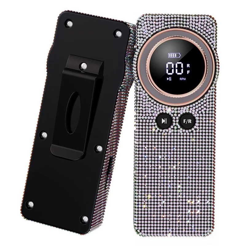 BLUEQUE BQ-108 Electric Nail Drill Machine with Diamond Decor 35000 RPM Rechargeable Nail File Grinder