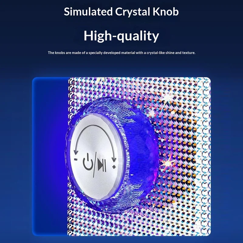 BLUEQUE BQ-114 Nail Drill Machine 50W 45000RPM Electric Nail File with LCD Display Memory Function - Rhinestone Decor