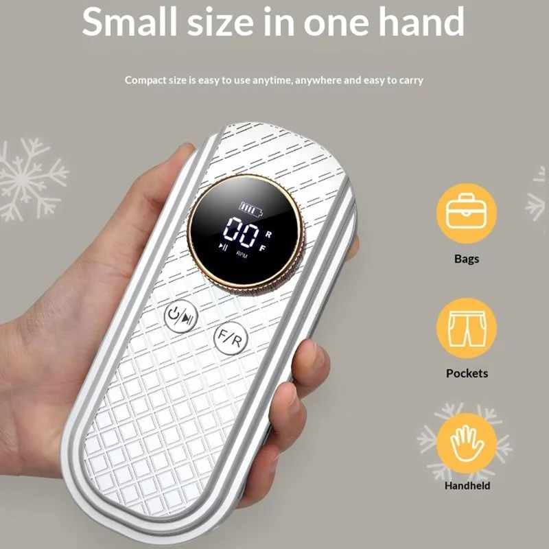 BLUEQUE BQ-111 Electric Nail Drill 35000RPM Memory Function Low Noise Portable Nail File for Manicure - White