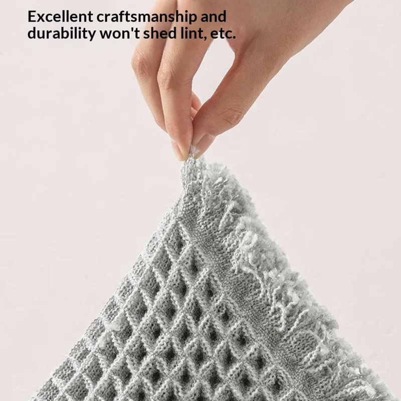 51x81cm Tapis de Bain en Armure de Mousseline Absorbant d'Eau Anti-Dérapant - Gris Clair