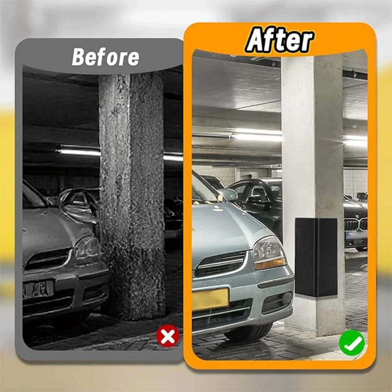 2 Pezzi Protettore per Pareti e Colonne del Garage Autoadesivo in Schiuma EVA Protezioni Paraurti per Protezione da Urti delle Portiere dell'Auto