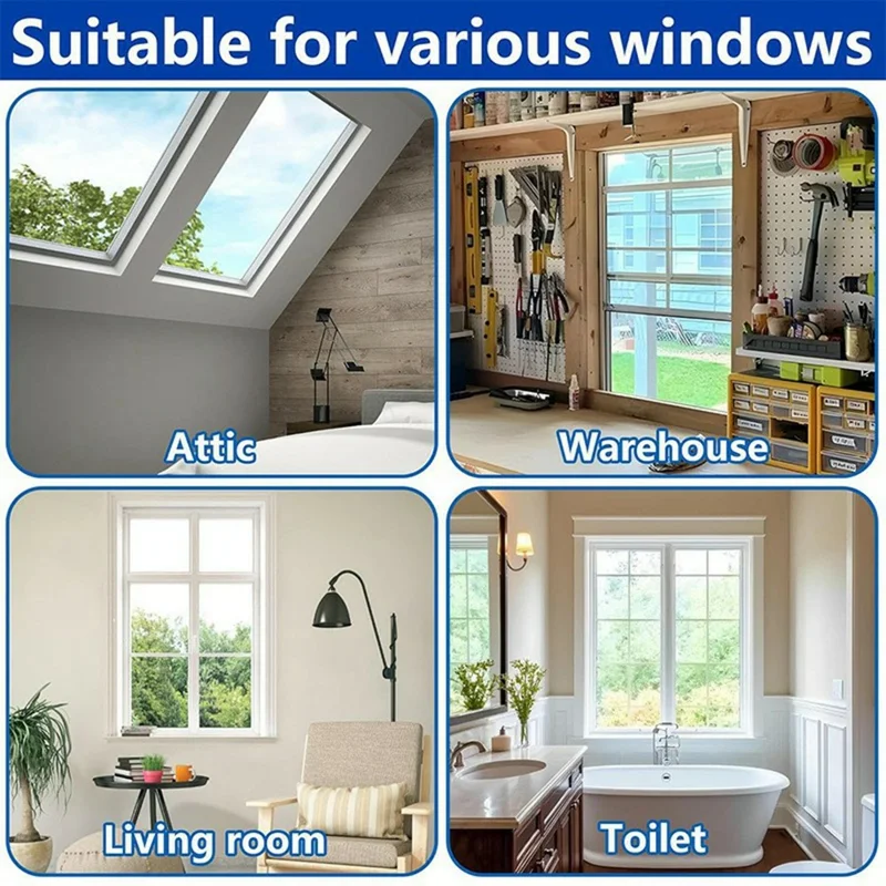 3Pcs Window Condensation Absorption Tape 16.4ft Self-Adhesive Anti-Condensation Felt Strip for Glass Windows