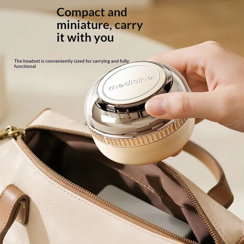 Multifunktionaler Pillenteiler und Organizer 1/2 1/4 Präzises Spalten, tragbare Medikamentenbox (BPA-frei, ohne FDA) - Schwarz