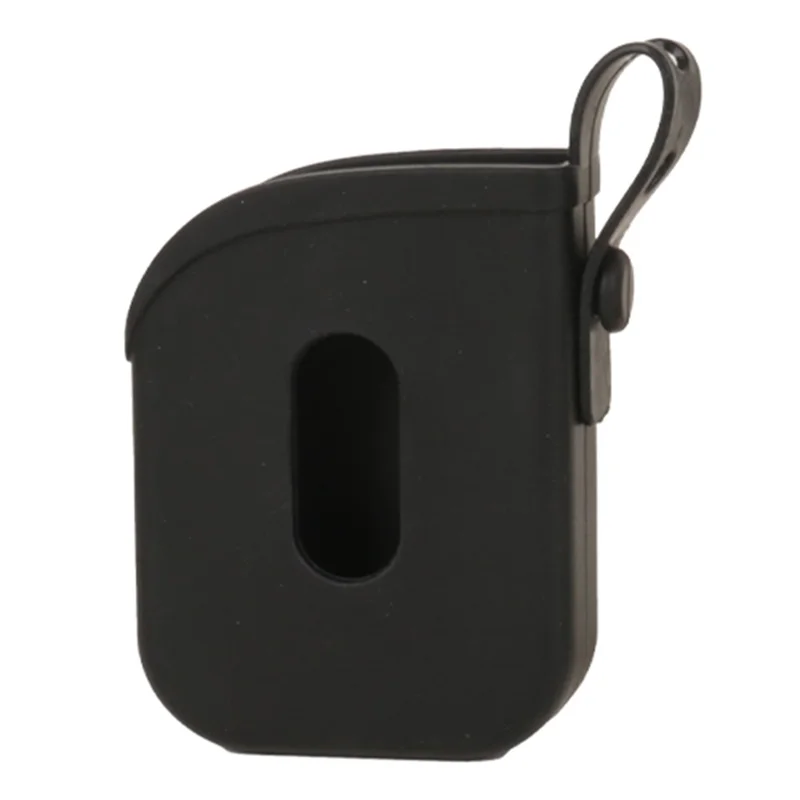 Silicone Hand Sanitizer Protective Case for Touchland Spray Bottle Protective Cover with Strap - Black