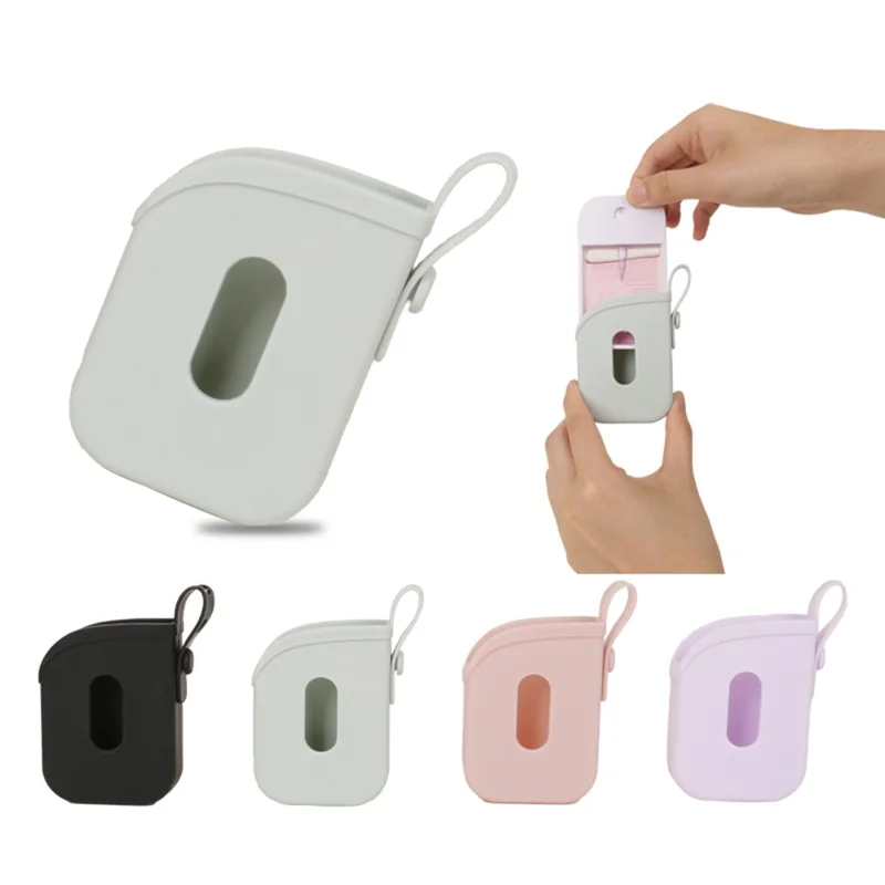 Silicone Hand Sanitizer Protective Case for Touchland Spray Bottle Protective Cover with Strap - Black