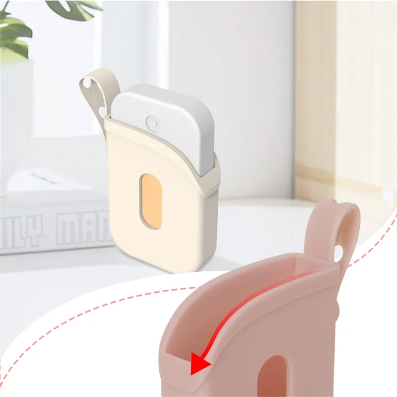 Silicone Hand Sanitizer Protective Case for Touchland Spray Bottle Protective Cover with Strap - Black