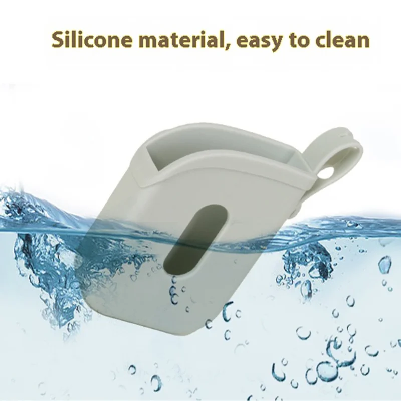 Silicone Hand Sanitizer Protective Case for Touchland Spray Bottle Protective Cover with Strap - Black