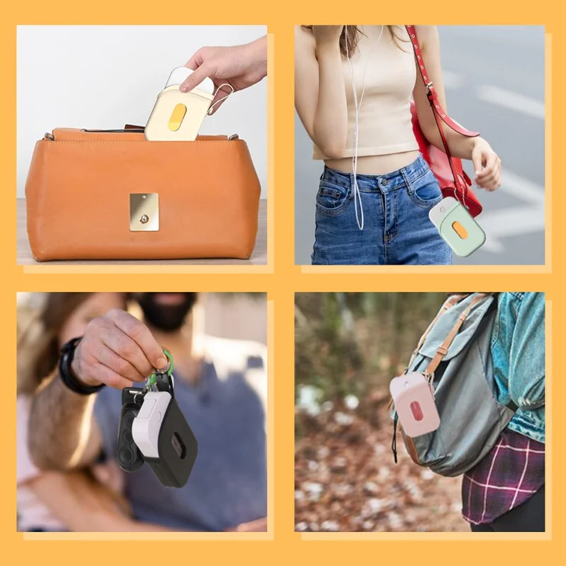 Silicone Hand Sanitizer Protective Case for Touchland Spray Bottle Protective Cover with Strap - Black