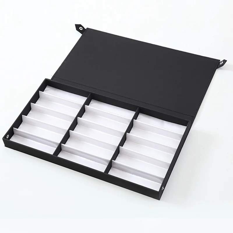15 Slots Eyeglasses Display Case Sunglasses Storage Box Organizer for Optical Shop Home