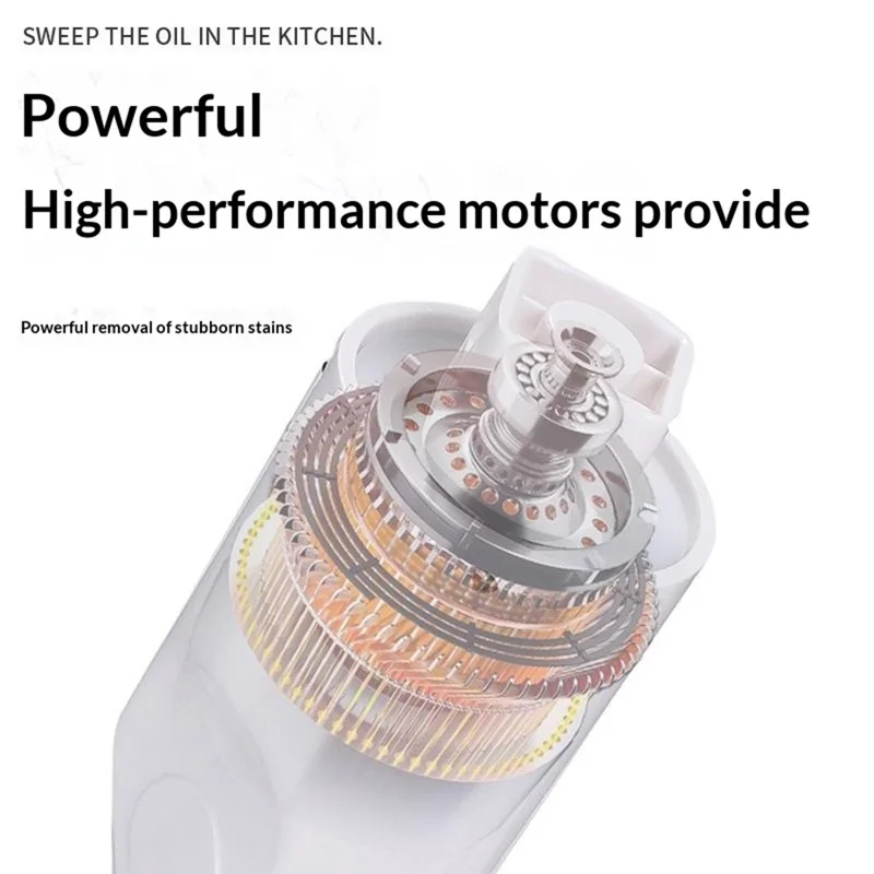 JESOPB K-119 Electric Cleaning Brush IPX7 Waterproof 360 Degrees Rotation Rechargeable Multi-Function Cleaner Scrubber for Home Kitchen Bathroom