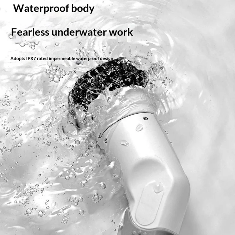 JESOPB K-119 Electric Cleaning Brush IPX7 Waterproof 360 Degrees Rotation Rechargeable Multi-Function Cleaner Scrubber for Home Kitchen Bathroom