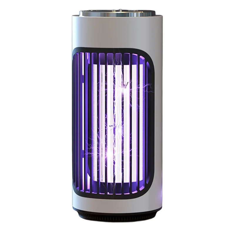 MWD-868 Rechargeable Mosquito Killer Lamp 3600V Electric Shock UV Light Bug Zapper for Indoor Outdoor - White