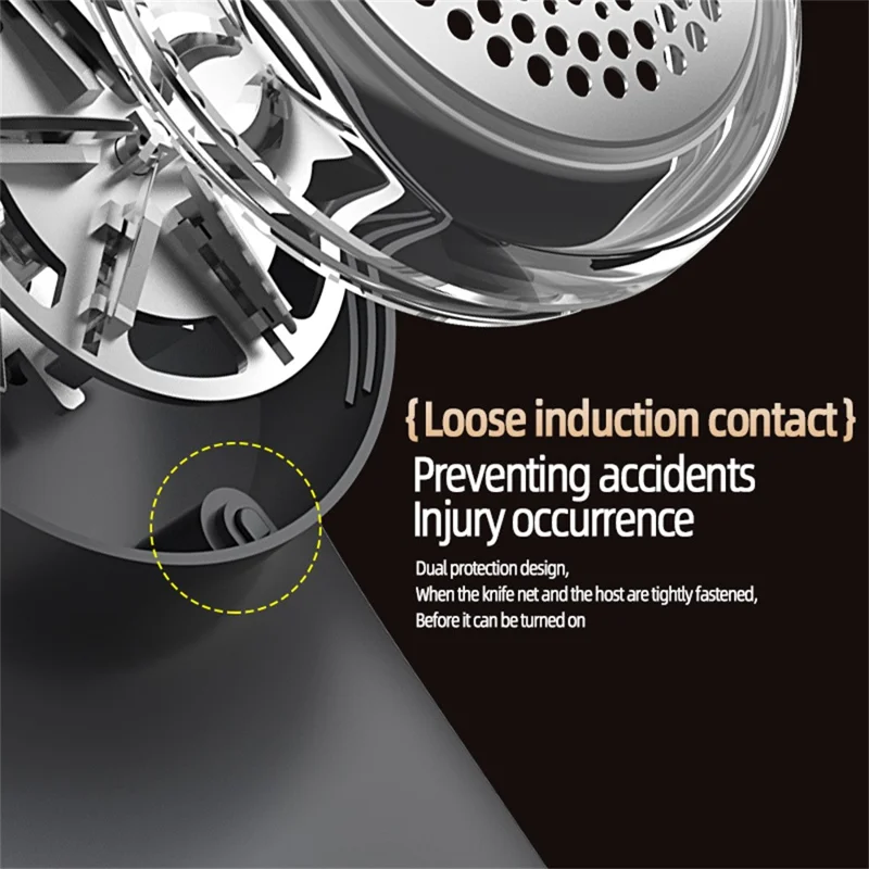 009 LED Display Fabric Shaver 6-Blade Steel Cutter Type-C Rechargeable Lint Remover - Grey