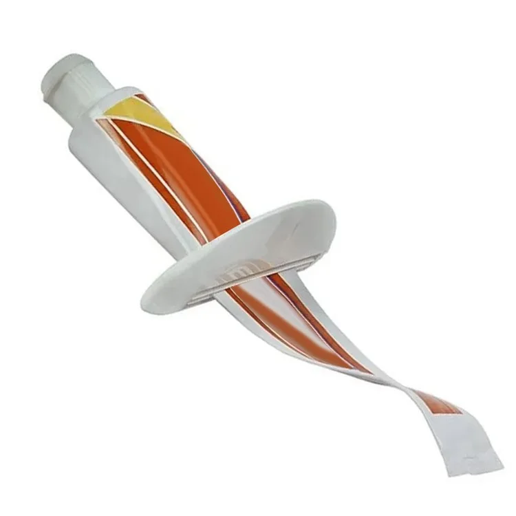 Dispensador de Tubo de Crema de Mano Protector Solar Pasta de Dientes Plástico - Negro