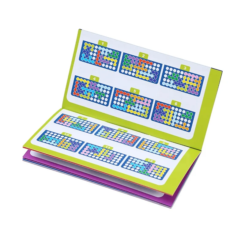 IQ FIT Pyramid Logic Puzzle Game 120 Challenges 3D Brain Teaser Toy Set for Kids Adults