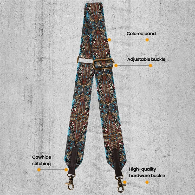 Bandoulière de sac Bohème extra-large 3001 - Style A