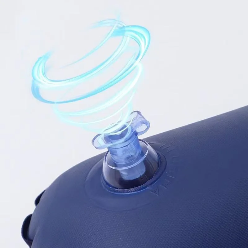 5Pcs Inflatable Camping Pillow Set Travel Neck Support Cushion for Outdoor Beach Office