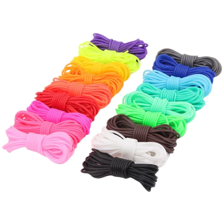 5m Length Flexible Tube DIY Ornament Accessories 2mm Hollow Silicone Tube - Dark Blue